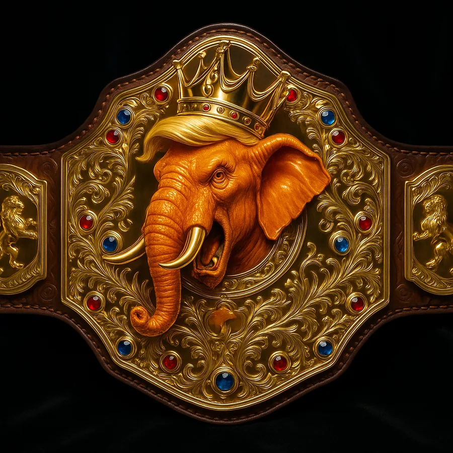 The Trumpelephant coin artwork